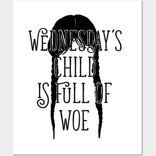 Wednesday's Child Is Full of Woe, Wednesday Fanart Posters and Art